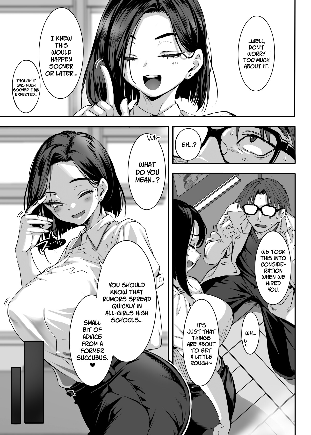 Hentai Manga Comic-The Case of Honihara Mei, Attendance Number 5, 2nd Year Class E, All Succubus-Read-50